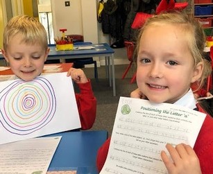 Primary school cjhildren in class