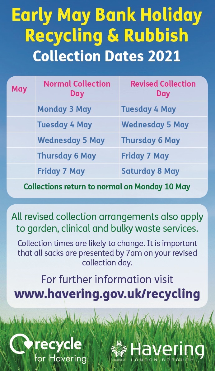 Eary May refuse collections