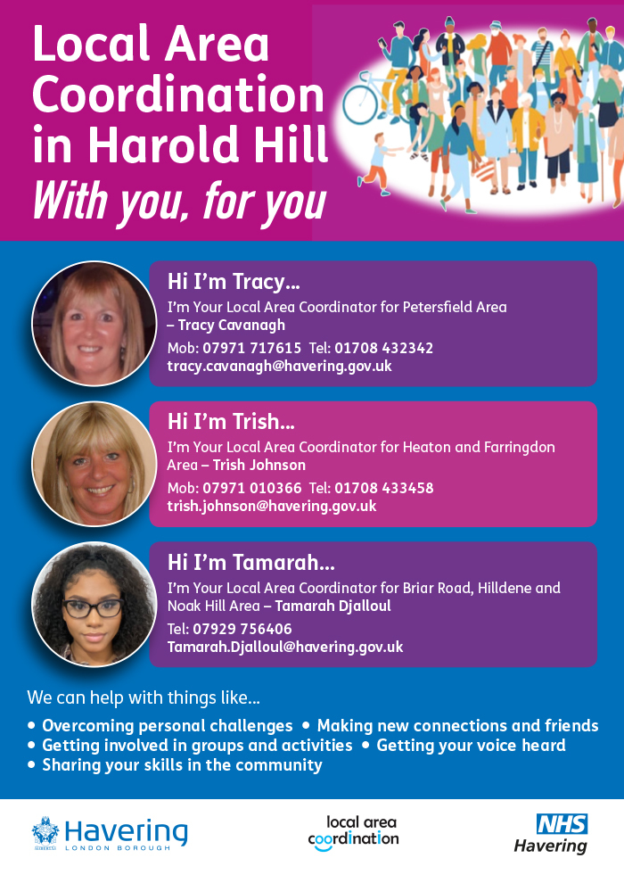 Harold Hill LAC poster Apr 2021