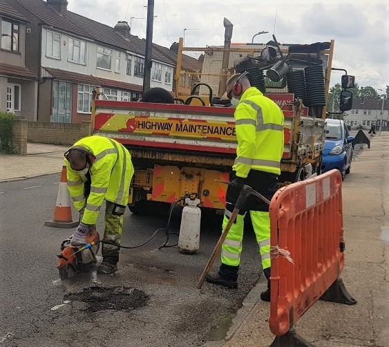 Pothole repair June 2021