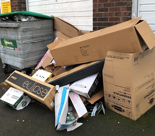 Angel Way fly tip Dec 2020
