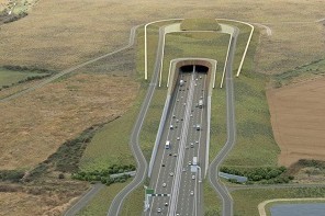 Lower Thames crossing tunnel visualisation
