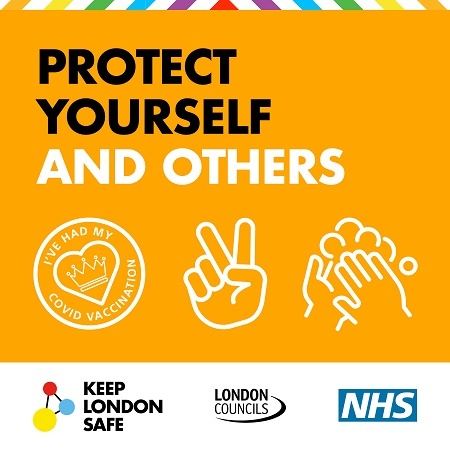 Protect yourself and others July 2021 graphic