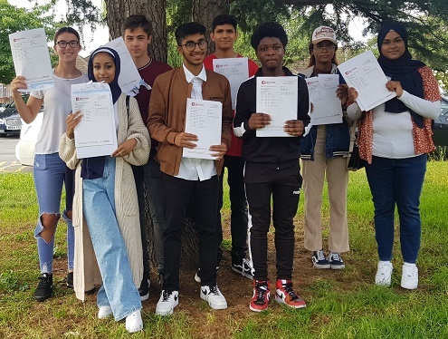 Brittons school GCSE pupils Aug 2021