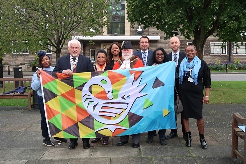 BHM flag raising ceremony 1 Oct 2021