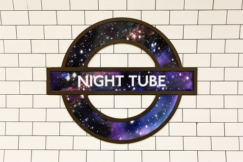 Night Tube roundel 2021