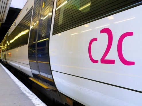 c2c train close-up
