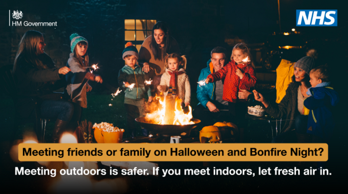 COVID-safe Halloween and Bonfire events banner