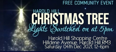 Harold Hill Xmas lights event 2021