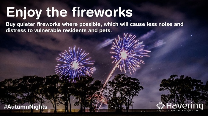 Enjoy fireworks banner 2021