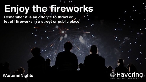 Enjoy fireworks banner 3 Nov 2021