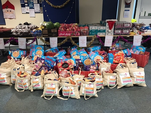 Harold Hill Community Hub Xmas boxes 2021