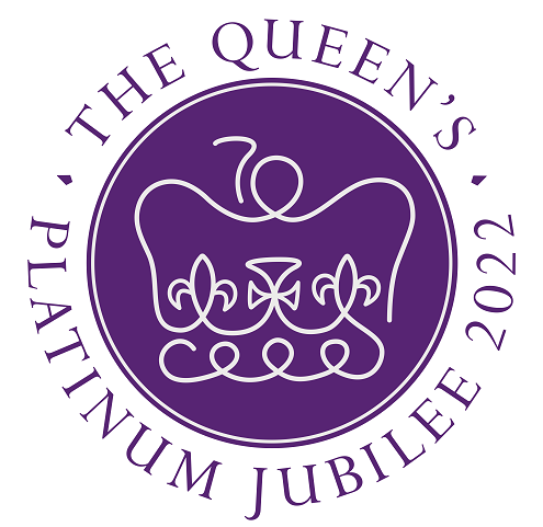 Queen's Platinum Jubilee 2022 official logo 495px wide