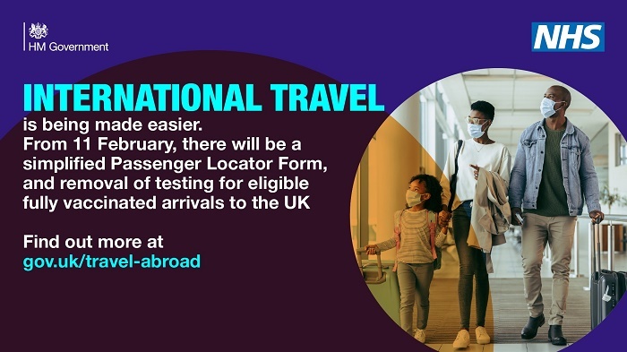 Travel changes from 11 Feb banner