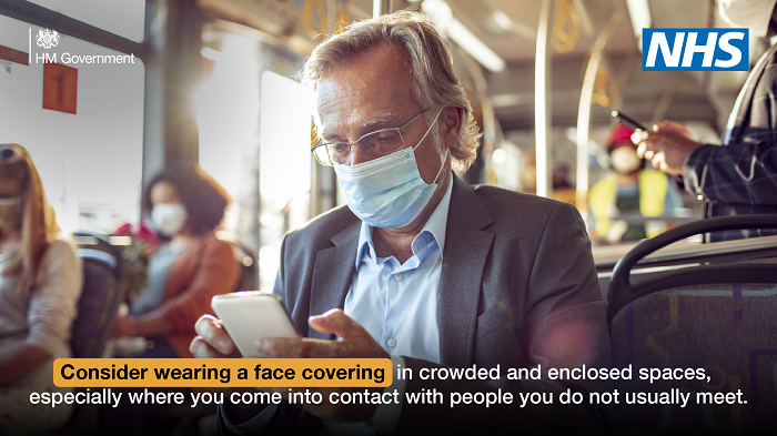 Mask wearing Feb 2022 banner