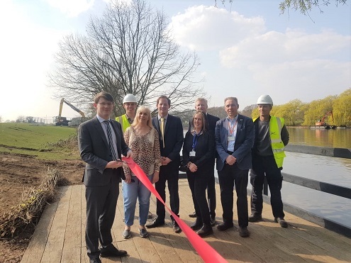 Harrow Lodge Park lakes viewing platform opening 23 March 2022