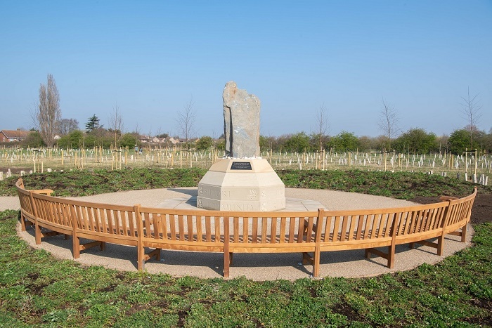 COVID memorial Hornchurch Country Park March 2022