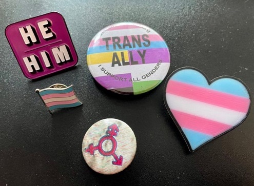 Transgender badges
