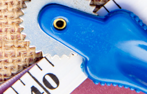 Learn to sew image of tape measure etc.