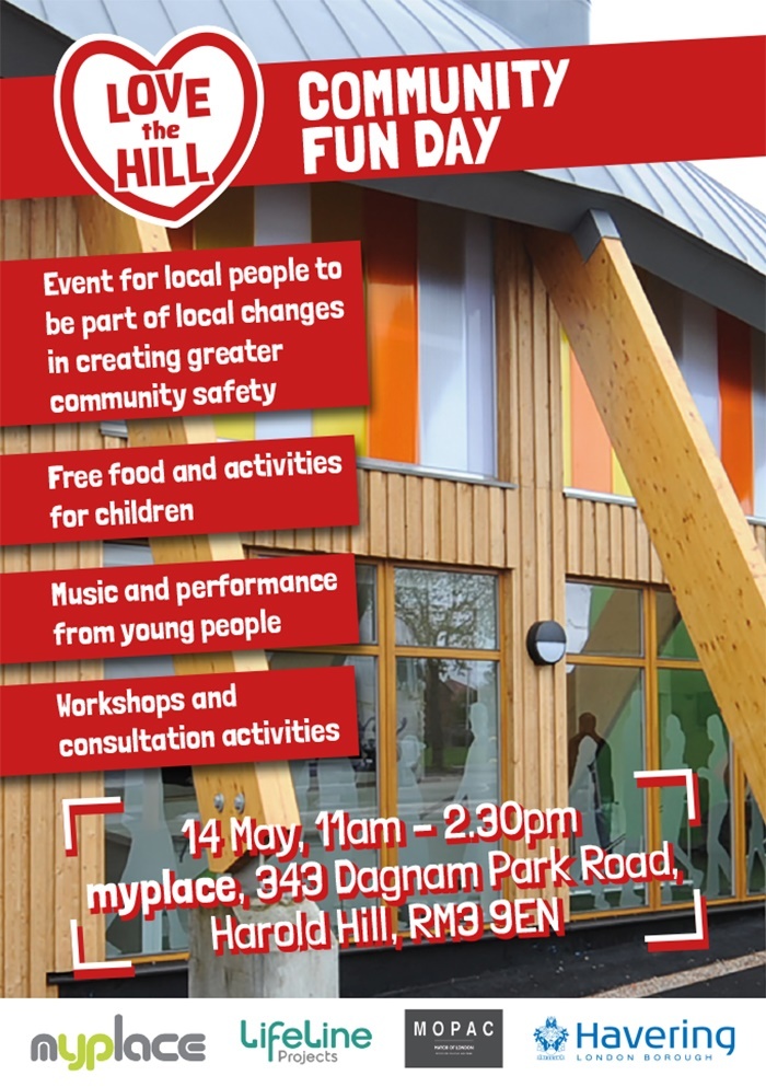 Love the Hill event poster May 2022