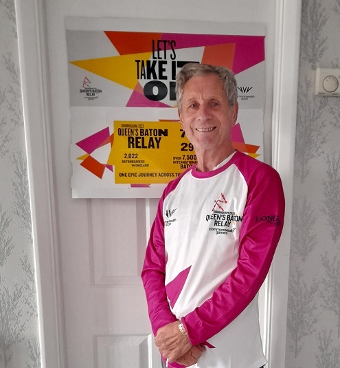 Nick Joseph from Harold Wood who wil be part of Commonwealth Games relay