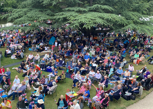 Picture showing part of the crowd at the Langtons Summer Concert, 19 June 2022