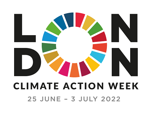 London Climate Change Action Week logo 2022