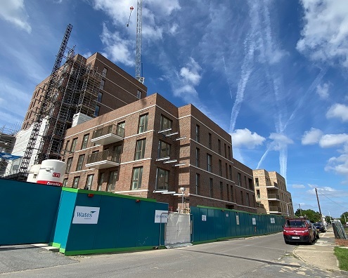 New Green regeneration project with Wates in Rainham July 2022