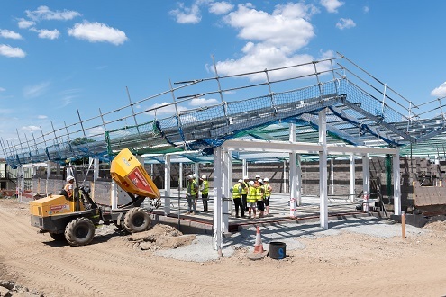 Work underway on new Rainham Leisure Centre July 2022