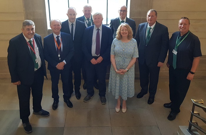 Cabinet group picture taken in Town Hall July 2022