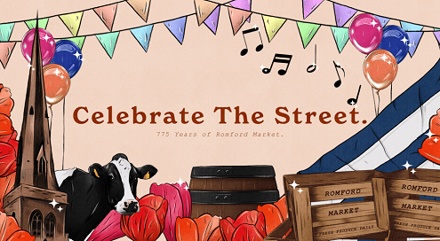 Celebrate the Street - Romford BID event banner
