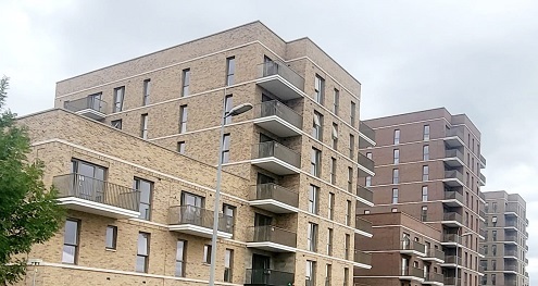 New Green housing development in Rainham pictured in Sep 2022