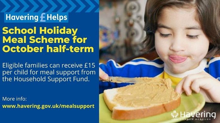 October 2022 half term meal support banner