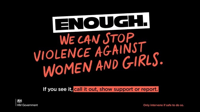 Enough. We can stop violence against women and girls.
