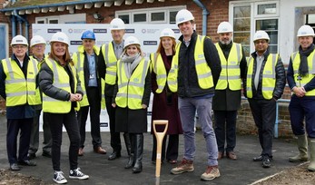 St George's site new wellbeing centre ground-breaking ceremony