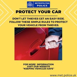 Met Police - Protect your car graphic