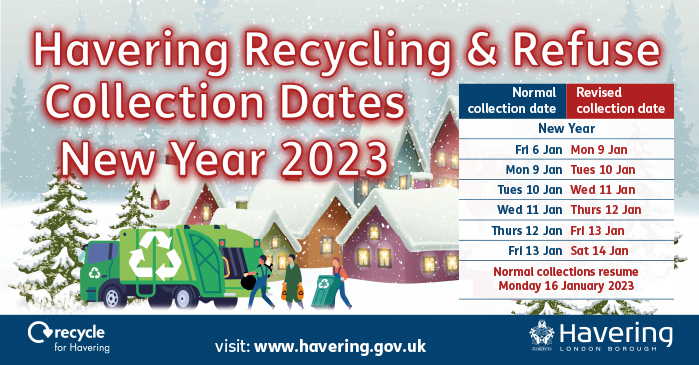 New Year waste collections 2023