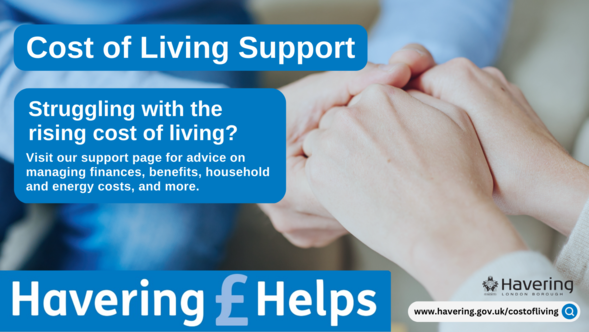 Cost of living support graphic