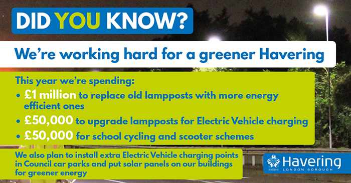 Did you know? We're working hard for a greener Havering