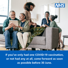 COVID vaccines spring appointments 30 June