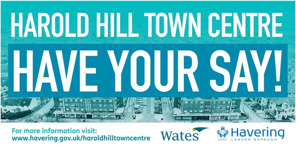 Harold Hill town Centre banner