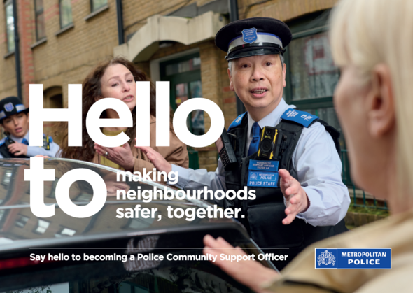 Say Hello to becoming a PCSO Met Police