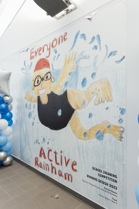 Everyone Active Rainham Leisure Centre Mural