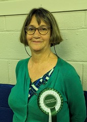 Cllr Jacqueline Williams at the by-election count 2