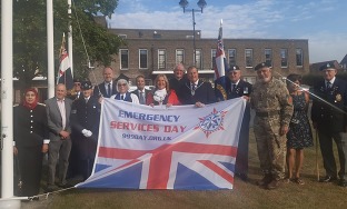 999 Day flag raising 2023