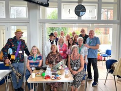 Mayor Cllr Stephanie Nunn with Dementia Music and Social Club