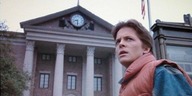 Marty McFly clocktower back to the future
