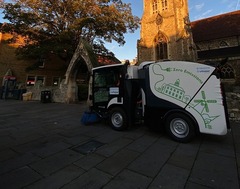 Street cleaning vehicle 