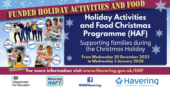 Havering Holiday Activities Fund Dec23