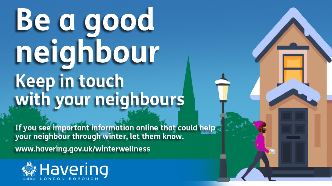 Be a good neighbour graphic
